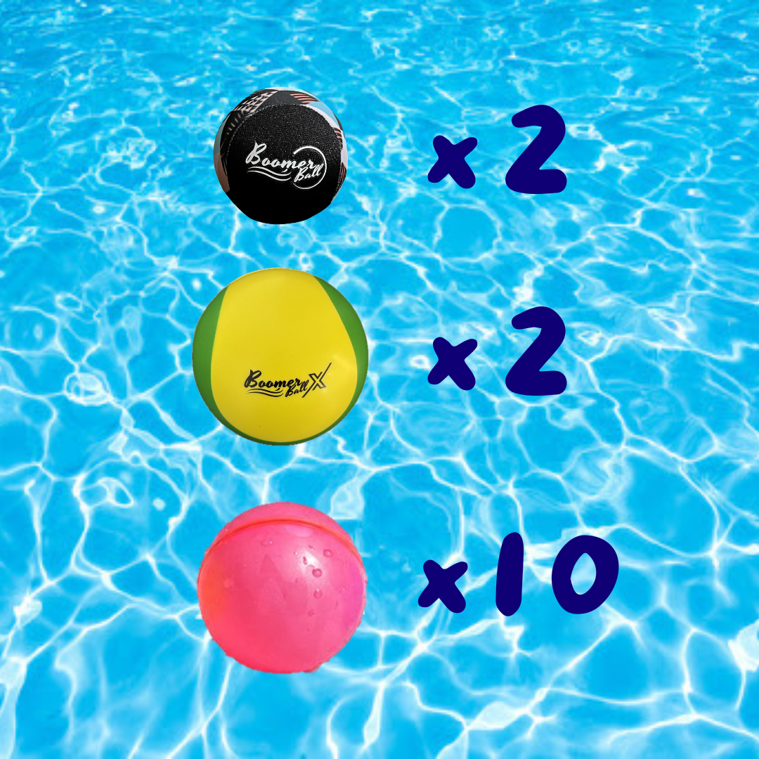 Boomer Ball + Boomer Ball X + Reusable Water Balloons